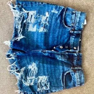 Pacsun high rise lcon jean shorts